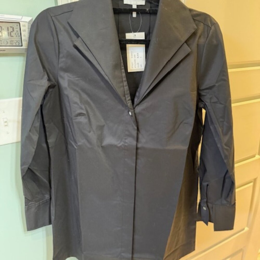 Hinson Wu Black Tunic with pleated back - Small